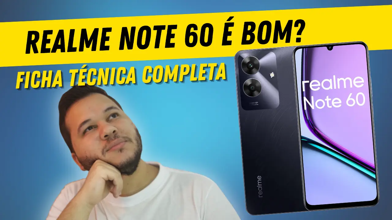realme note 60 é bom