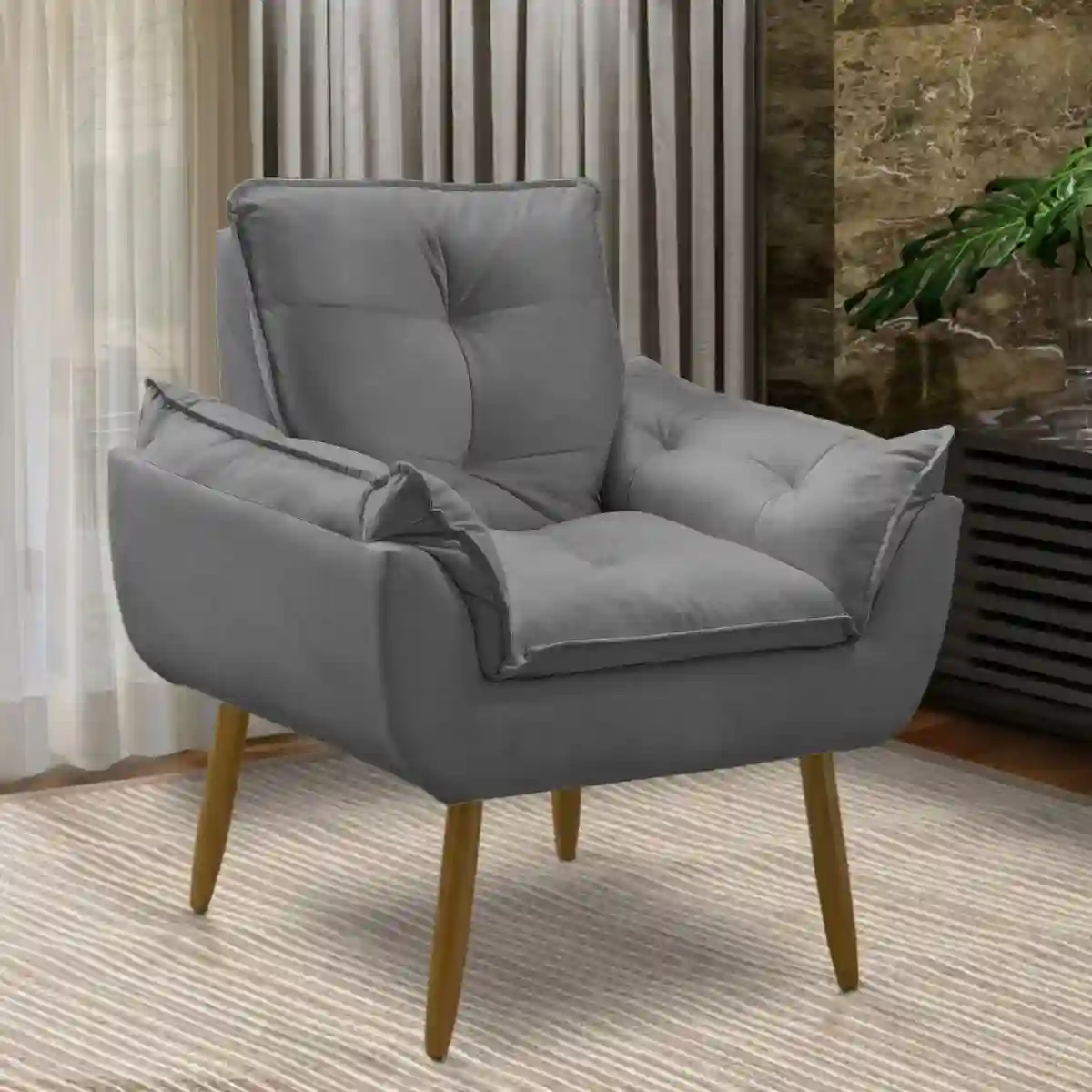 Poltrona Opala Suede