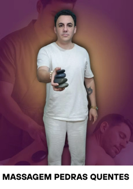 Massagem pedras quentes